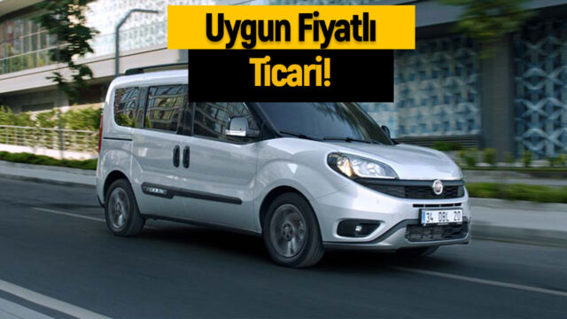 Uygun fiyatlı ticari: Fiat Doblo 2023 fiyat listesi!